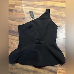 NWT xs one shoulder top